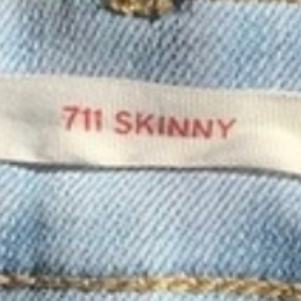 LEVI’S 711 SKINNY DENIM JEANS Bundle Size 26 - Picture 3 of 10